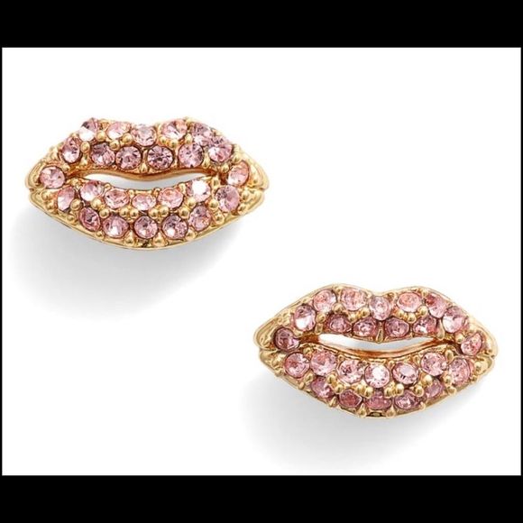 Kate Spade Pave Lip Studs